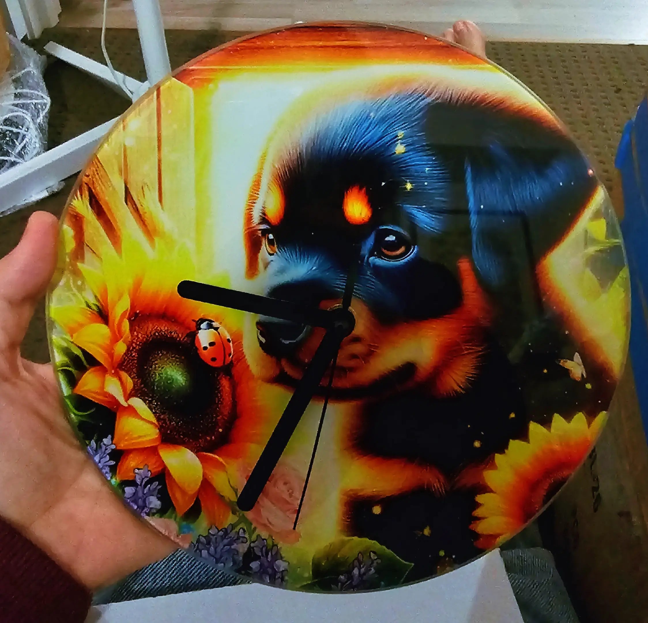 Glass clocks