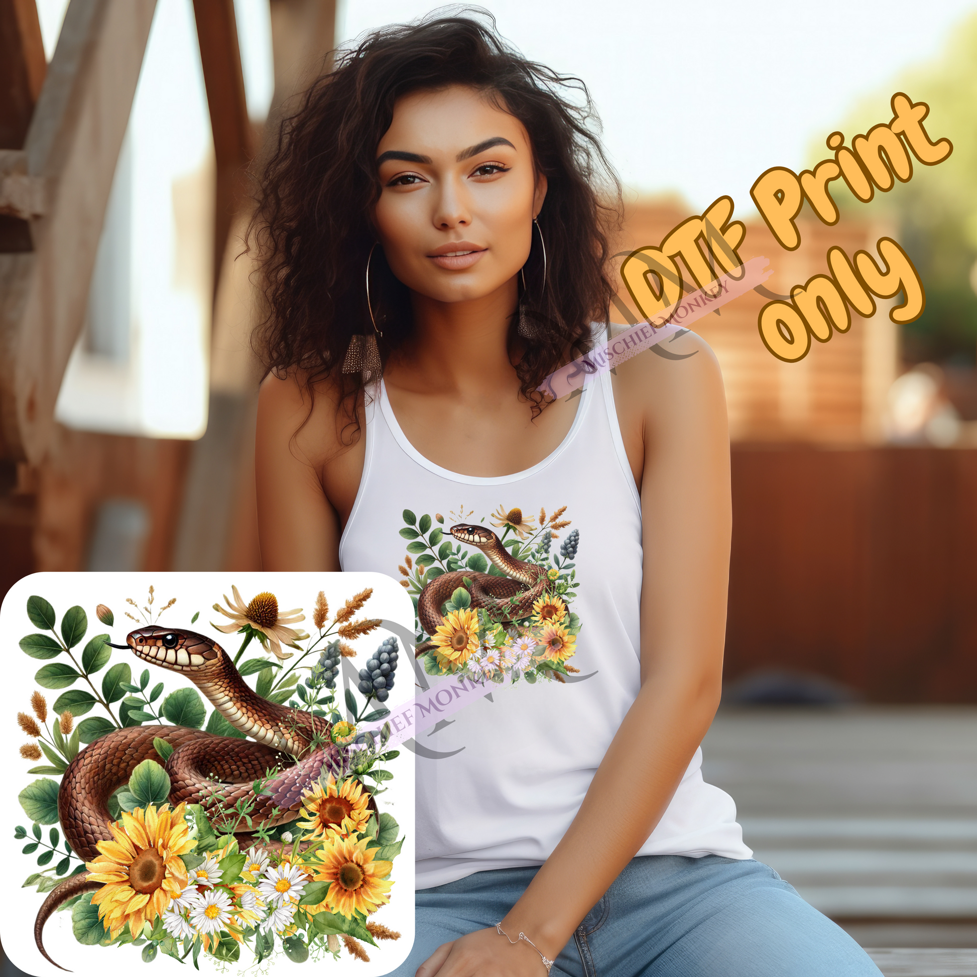 beauty in yellow and brown - Mischief Monkey
