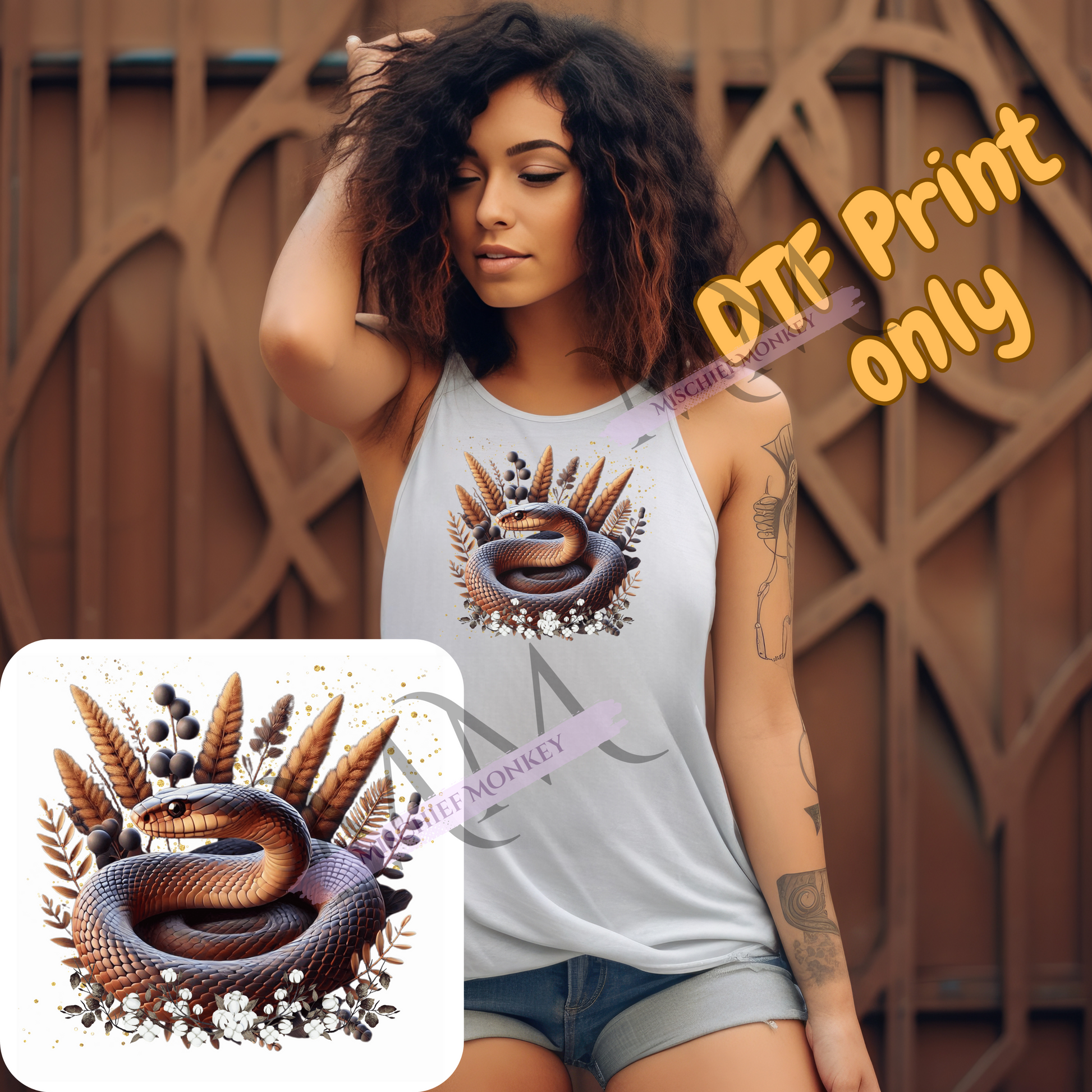 gorgeous brown Snake - Mischief Monkey