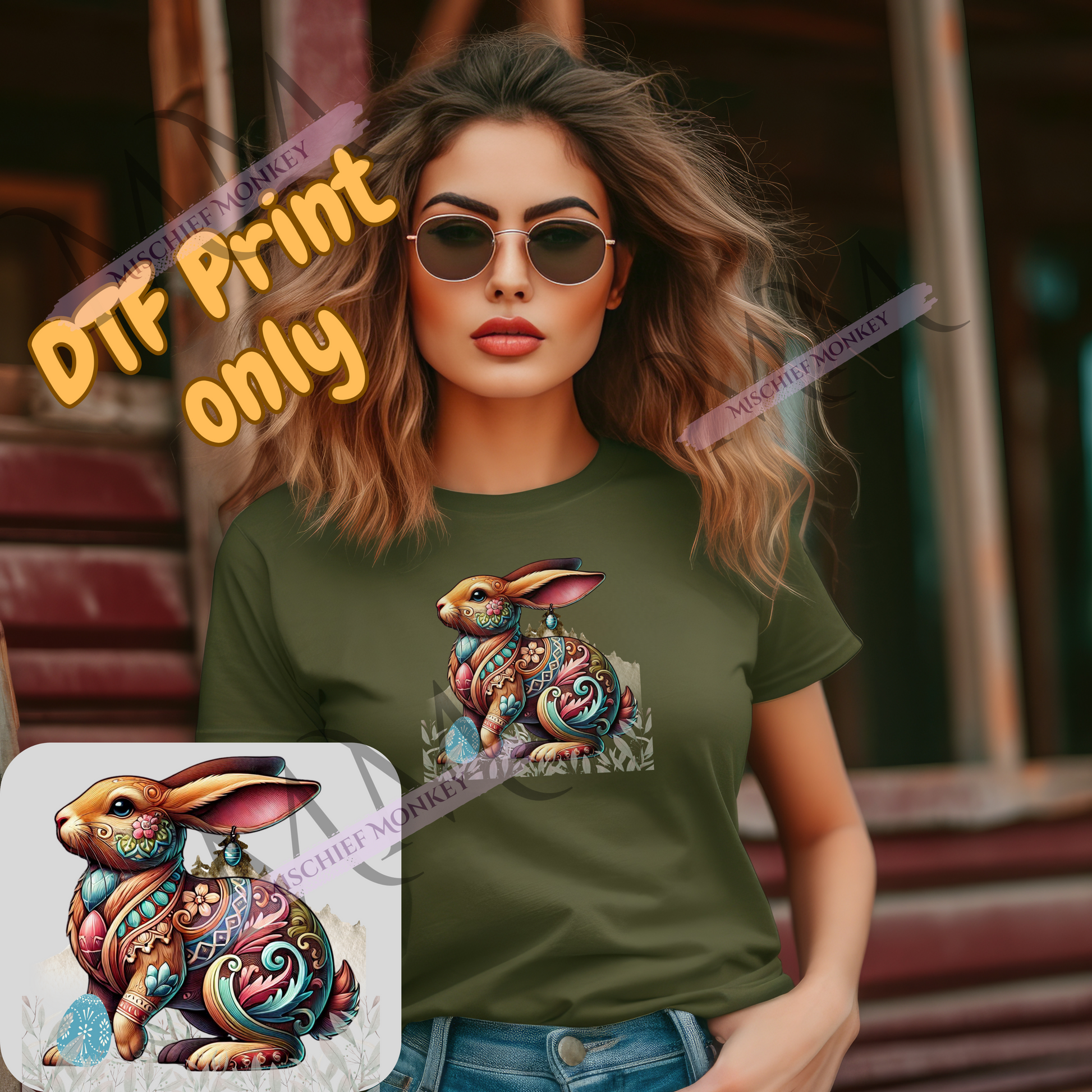 Tattoo bunny - Mischief Monkey