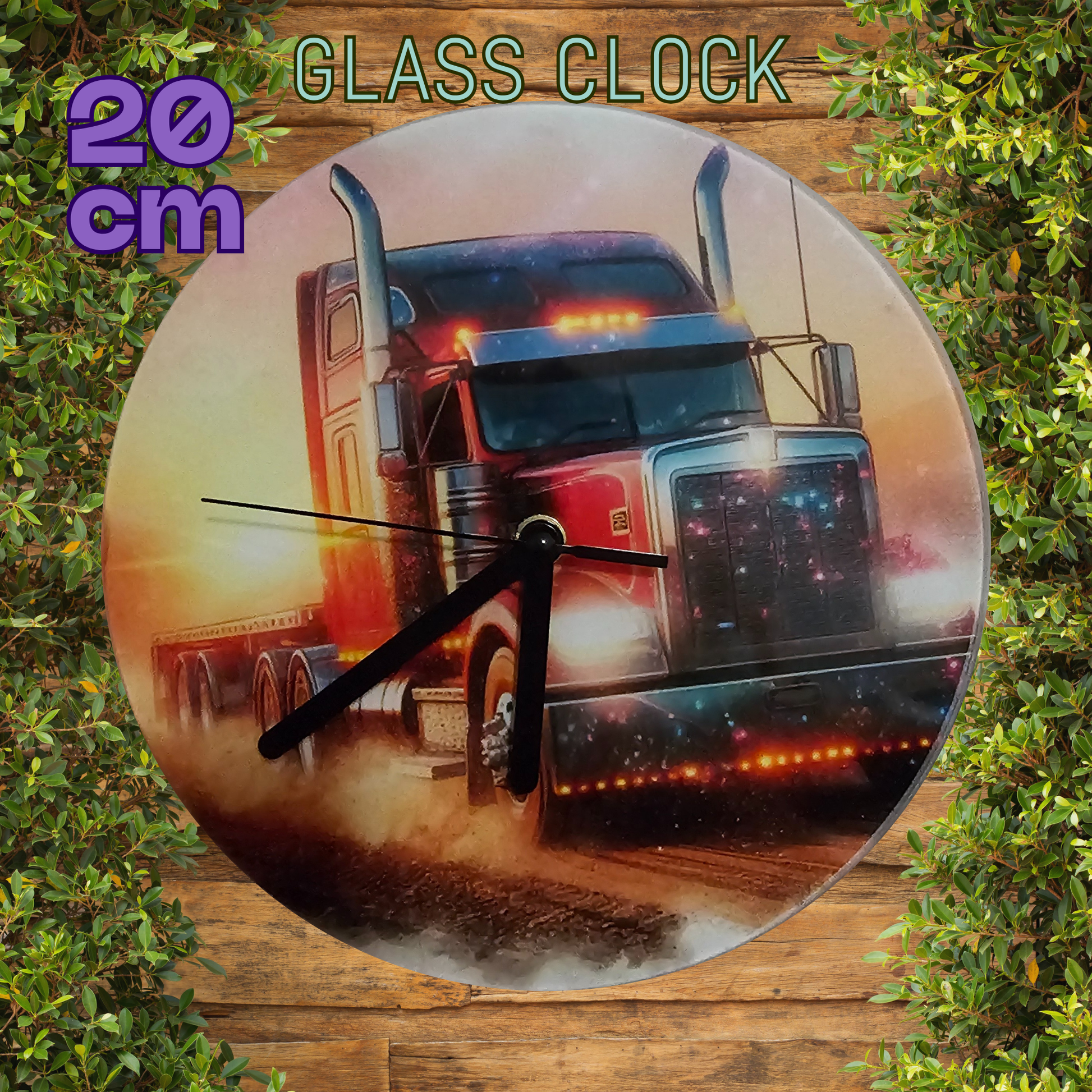 Glass clock #2